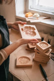 Wooden Cookie Mold -  Rooster