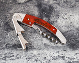 Personalized Wood Handle Corkscrew, Groomsmen Gifts,Best Man Gift