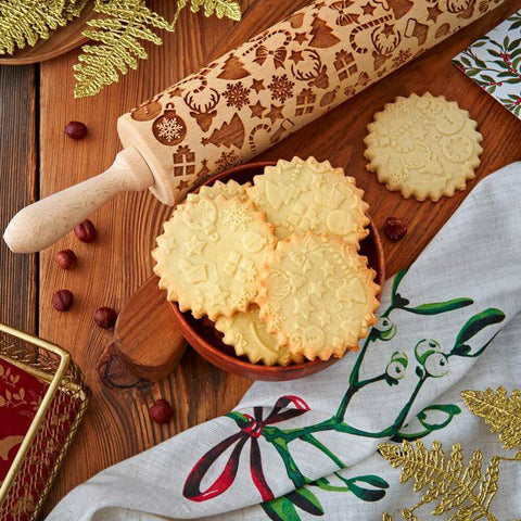 Christmas 3D - Embossing Rolling Pin