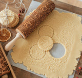 Snow Flack - Embossing Rolling Pin