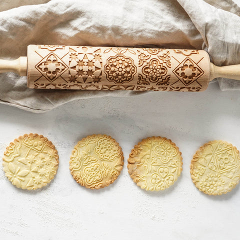 Vintage Pattern - Embossing Rolling Pin