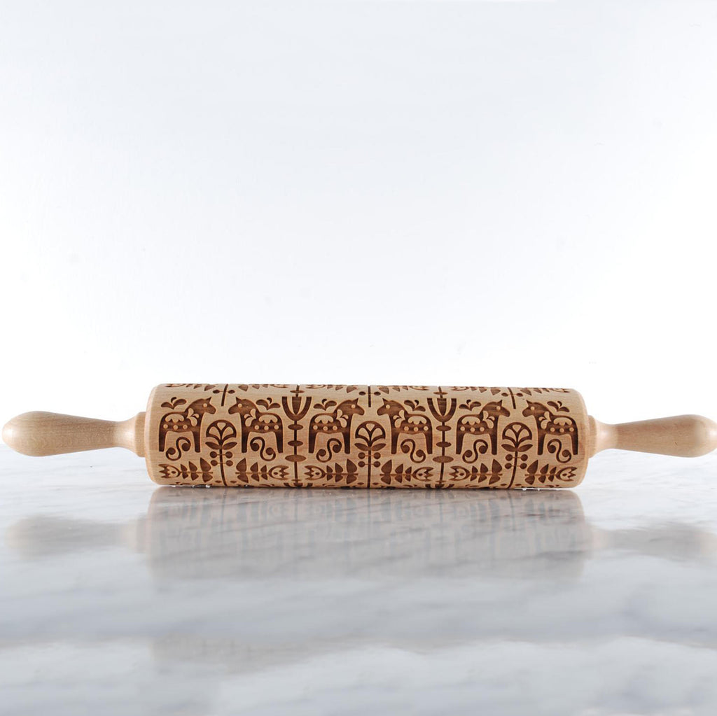 Traditonal Horse - Embossing Rolling Pin – PonderMall