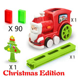 Electric Automatic Laying Domino Blocks Train Toys Gift