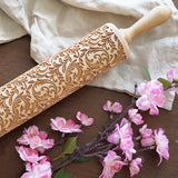 Floral Traditional - Embossing Rolling Pin