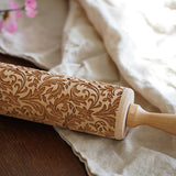 Floral Traditional - Embossing Rolling Pin