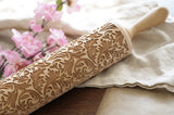 Floral Traditional - Embossing Rolling Pin