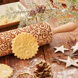 Christmas Pattern - Embossing Rolling Pin