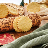 Merry Christmas - Embossing Rolling Pin